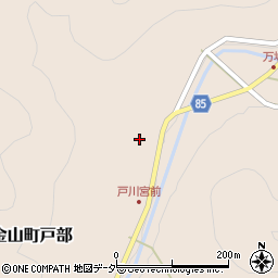 岐阜県下呂市金山町戸部1176周辺の地図
