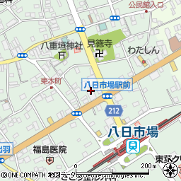 千葉県匝瑳市八日市場イ113周辺の地図