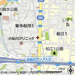 三栄堂印房　東小松川店周辺の地図