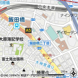 東京都千代田区飯田橋3丁目1-11周辺の地図
