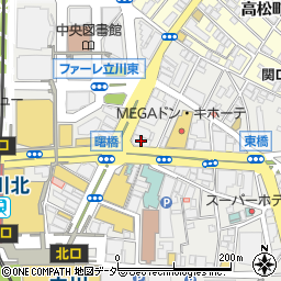株式会社アートネイチャー　立川店周辺の地図