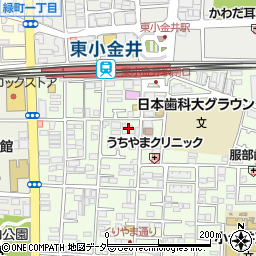東京都小金井市東町4丁目38-17周辺の地図