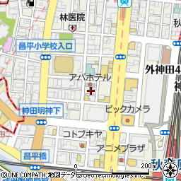 東京都千代田区外神田3丁目11周辺の地図