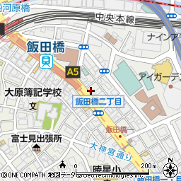 神楽坂 大六天周辺の地図
