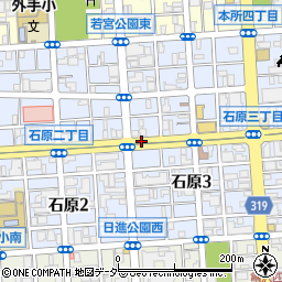 東京都墨田区石原周辺の地図