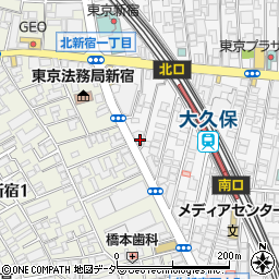 東京都新宿区百人町1丁目19-2周辺の地図