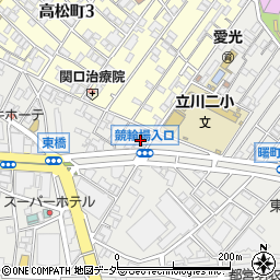 立川酒販会館周辺の地図