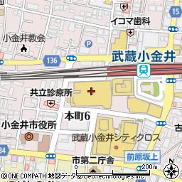 蕎麦処いなたや 武蔵小金井店周辺の地図