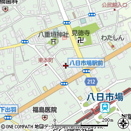 千葉県匝瑳市八日市場イ127周辺の地図