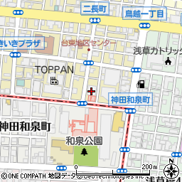 東京都台東区台東1丁目3周辺の地図