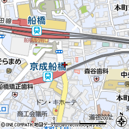 寿司・しゃぶしゃぶ・すき焼き食べ放題 モ〜・TON！ 船橋駅前店周辺の地図