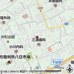 千葉県匝瑳市八日市場イ2808周辺の地図