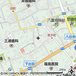 千葉県匝瑳市八日市場イ2900周辺の地図