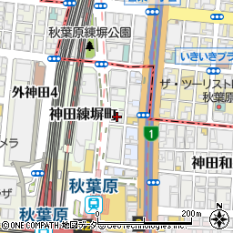 東京都千代田区神田練塀町55周辺の地図