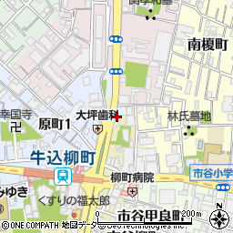 東京都新宿区市谷柳町47周辺の地図