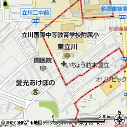 東立川幼稚園周辺の地図