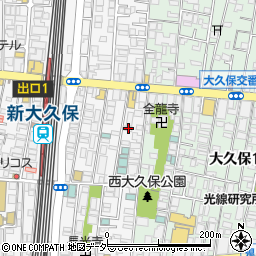 東京都新宿区百人町1丁目3-11周辺の地図