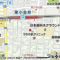 東京都小金井市東町4丁目38-20周辺の地図