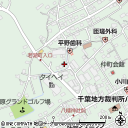 千葉県匝瑳市八日市場イ1005周辺の地図