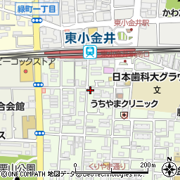 東京都小金井市東町4丁目38-15周辺の地図