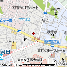 東京都新宿区若松町33周辺の地図