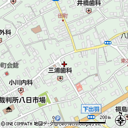 千葉県匝瑳市八日市場イ2846周辺の地図