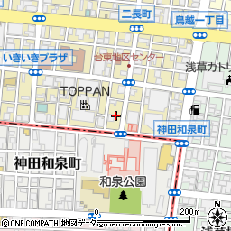 東京都台東区台東1丁目4周辺の地図