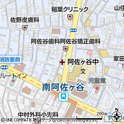 カーブス南阿佐ヶ谷店周辺の地図