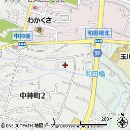 東京都昭島市中神町2丁目5周辺の地図