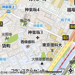 東京都新宿区若宮町1周辺の地図