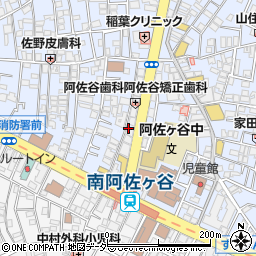 東京都杉並区阿佐谷南3丁目1周辺の地図