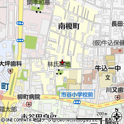 東京都新宿区南榎町78周辺の地図