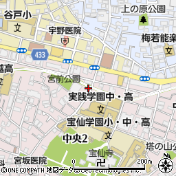 篠宮設計事務所周辺の地図