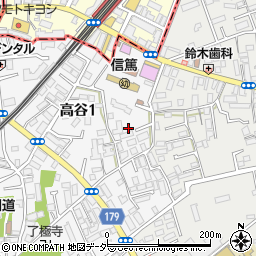 千葉県市川市高谷1丁目9周辺の地図