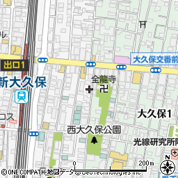 東京都新宿区百人町1丁目3-21周辺の地図