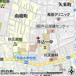 東京都新宿区北山伏町3周辺の地図