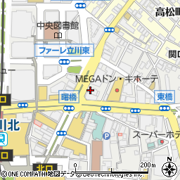 東京海上日動ファシリティーズ株式会社　立川東京海上ビル管理事務所周辺の地図
