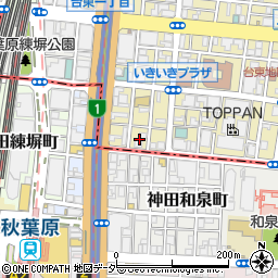 東京都台東区台東1丁目8周辺の地図