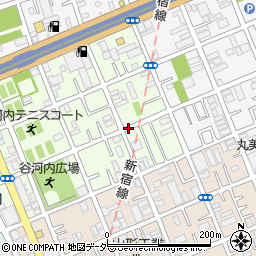 東京都江戸川区谷河内2丁目周辺の地図