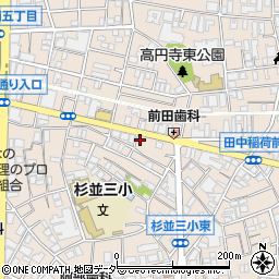 松屋社員寮周辺の地図