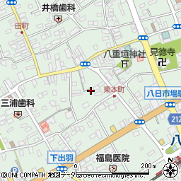 千葉県匝瑳市八日市場イ2909周辺の地図