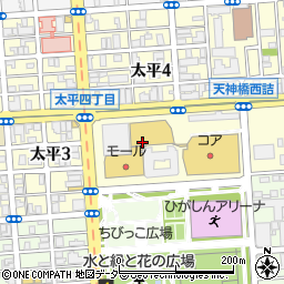 丸亀製麺 オリナスモール店周辺の地図