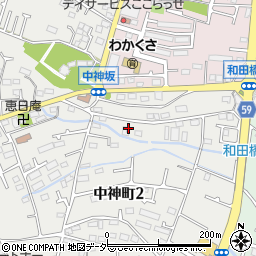 東京都昭島市中神町2丁目6周辺の地図