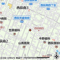 セブンイレブン西荻神明通り店周辺の地図
