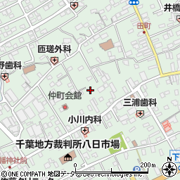 千葉県匝瑳市八日市場イ2594周辺の地図