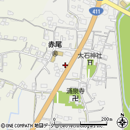 山梨県甲州市塩山赤尾709周辺の地図