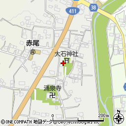 山梨県甲州市塩山赤尾985周辺の地図