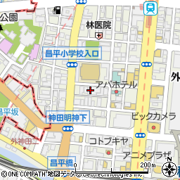 東京都千代田区外神田3丁目3周辺の地図