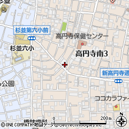 高円寺サンワ周辺の地図