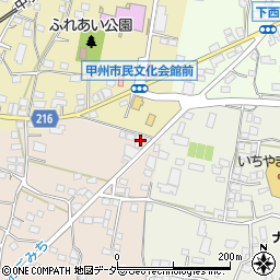 山梨県甲州市塩山下塩後659周辺の地図